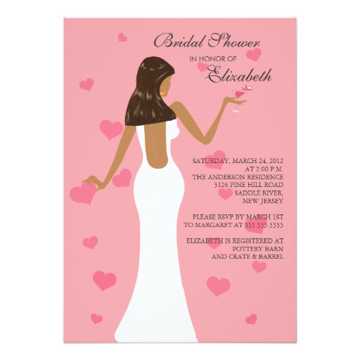african-american bridal shower invitations