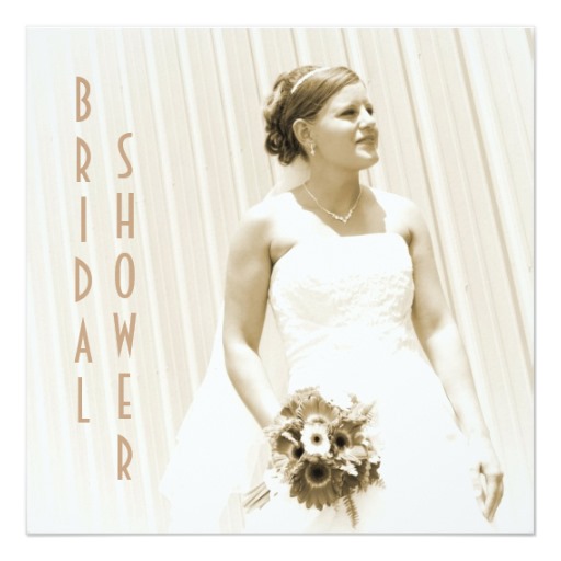   photo bridal shower invitations